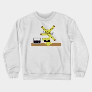 Giraffe Breakdancer Crewneck Sweatshirt
